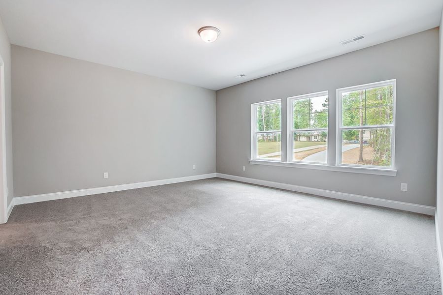 Representative unfurnished interior of a home built from the Badin by Caruso Homes in Blue Run, Raleigh (Image 41). Representative unfurnished interior of a home built from the Badin by Caruso Homes in Blue Run, Raleigh (Image 41).