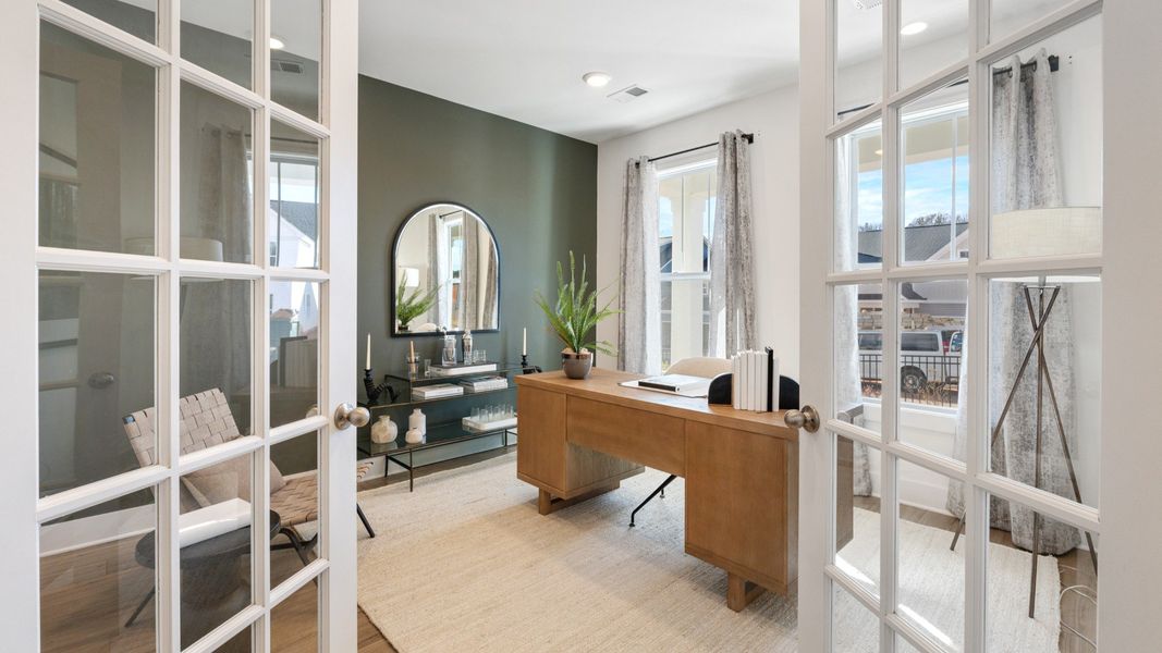 Representative furnished interior of a home built from the Drayton by DRB Homes in Fox Hollow, Spartanburg (Image 15). Representative furnished interior of a home built from the Drayton by DRB Homes in Fox Hollow, Spartanburg (Image 15).