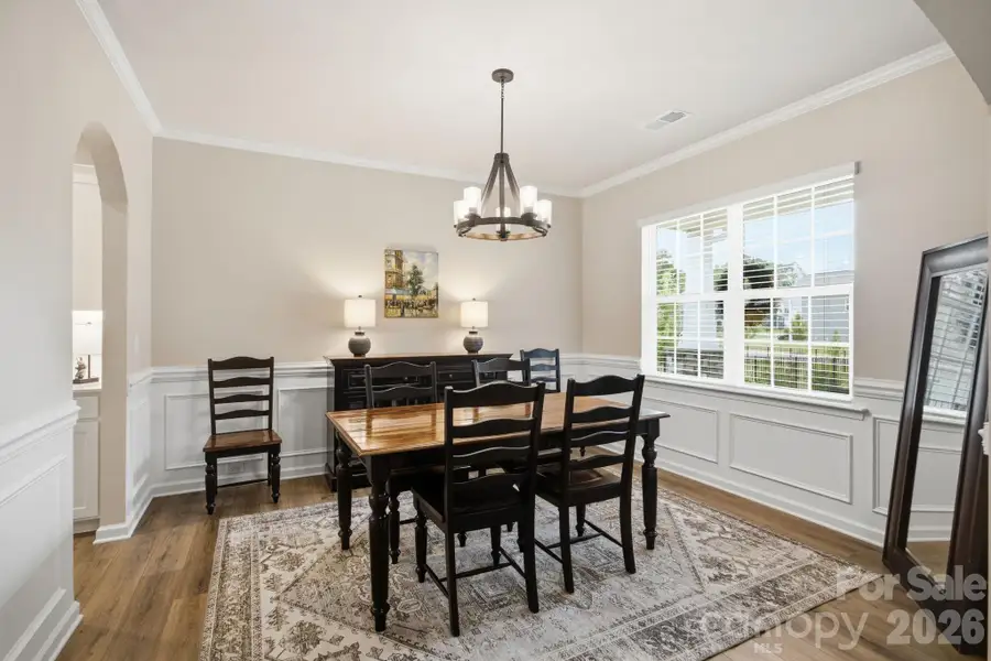 Furnished interior view inside a new home in Falls Cove at Lake Norman, Troutman (Image 7).