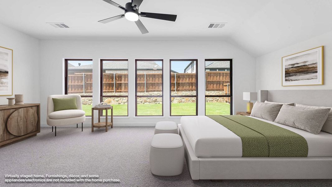 Representative furnished interior of a home built from the 3545W by Perry Homes in Sonoma Verde, Rockwall (Image 6).