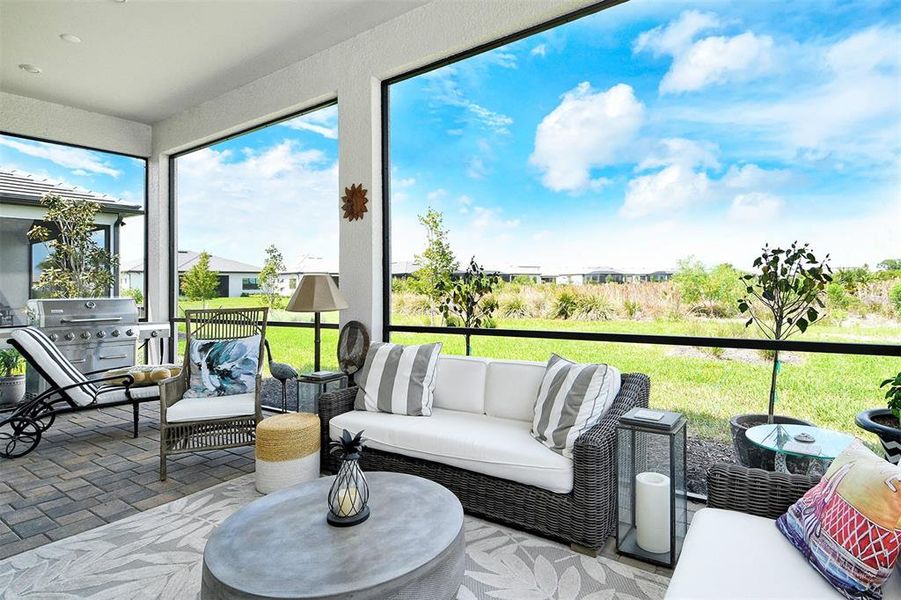 Exterior details and patio area of a home in , Nokomis (Image 25).