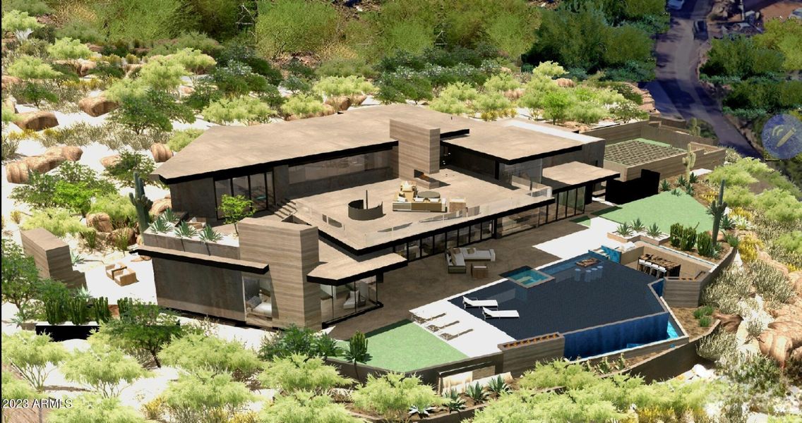 Cholla Aerial Rendering