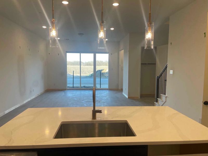 Open Kitchen-Living-Dining Room Construction Progress