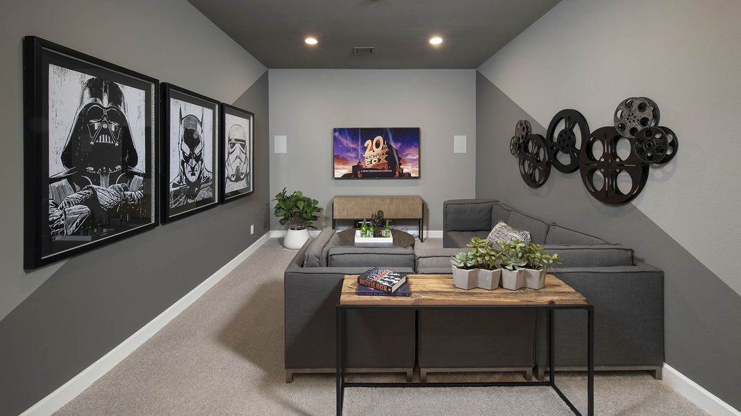 Furnished interior view inside a new home in Audubon Park 60', Magnolia (Image 9).