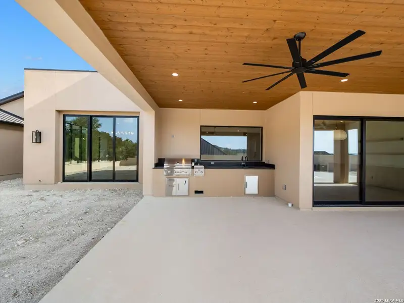 Exterior details and patio area of a home in , San Antonio (Image 24).