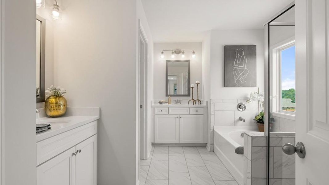 Furnished interior view inside a new home in Thalley Creek Estates, Cumming (Image 43).
