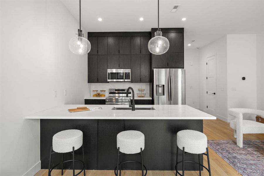 Furnished interior view inside a new home in , Denver (Image 4).