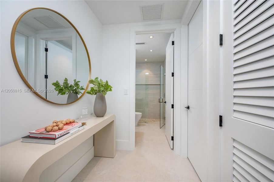 Furnished interior view inside a new home in , Miami (Image 43).