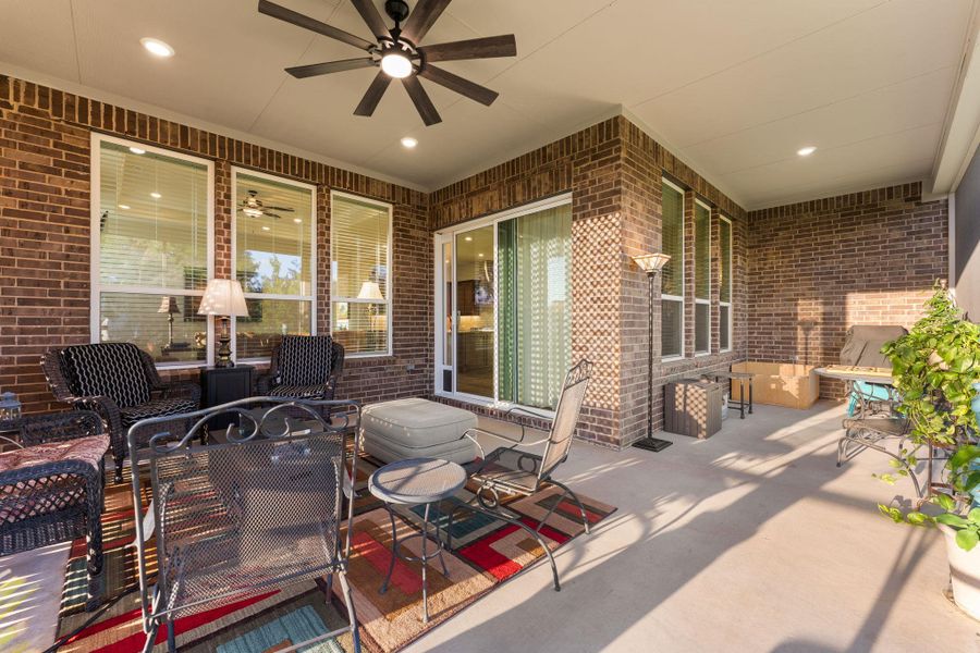 Exterior details and patio area of a home in , Georgetown (Image 21). Exterior details and patio area of a home in , Georgetown (Image 21).