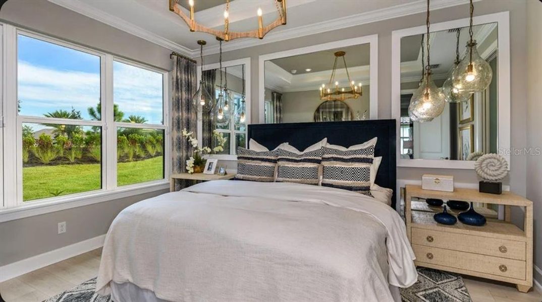 Furnished interior view inside a new home in Esplanade at Azario Lakewood Ranch, Bradenton (Image 8).