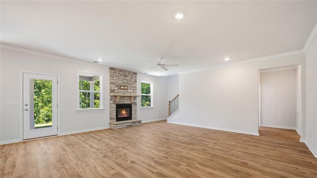 Spacious, unfurnished interior of a new home in The Gates at Pates Creek, Hampton (Image 19). Spacious, unfurnished interior of a new home in The Gates at Pates Creek, Hampton (Image 19).