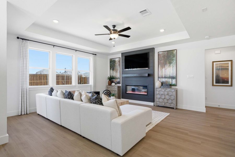 Representative furnished interior of a home built from the The Laurel M by Davidson Homes LLC in Mercer Meadows, Royse City (Image 11).