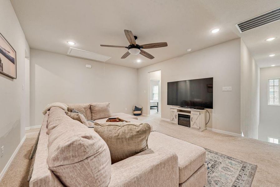 Furnished interior view inside a new home in , Flower Mound (Image 28).
