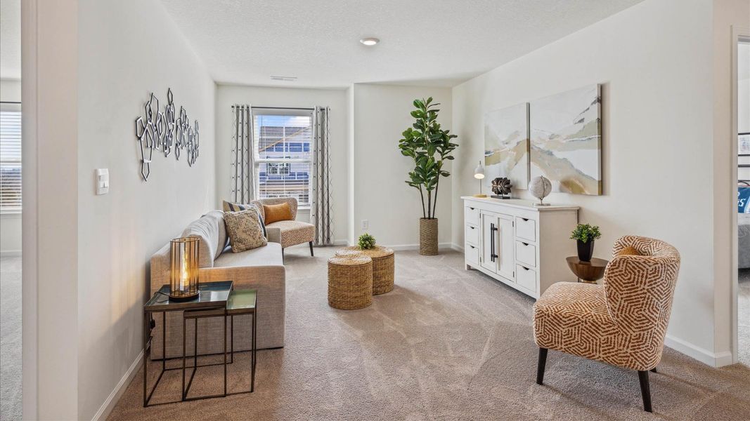 Representative furnished interior of a home built from the Hanover by D.R. Horton in Fieldcrest Acres, Blountville (Image 14).