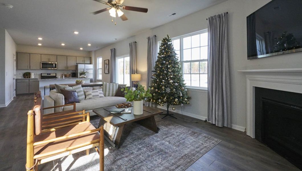 Representative furnished interior of a home built from the Penwell by D.R. Horton in Fishel Village, Winston-Salem (Image 18). Representative furnished interior of a home built from the Penwell by D.R. Horton in Fishel Village, Winston-Salem (Image 18).