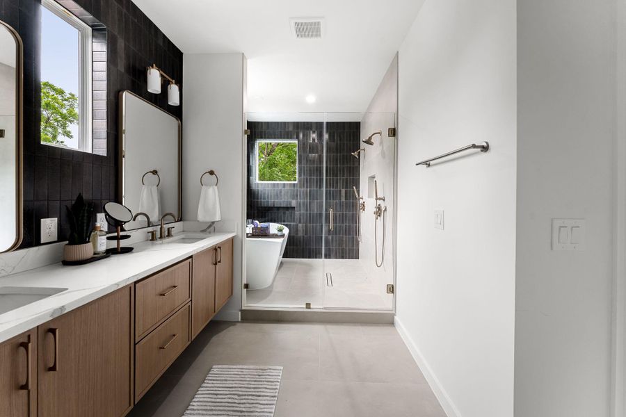 Furnished interior view inside a new home in , Austin (Image 18).