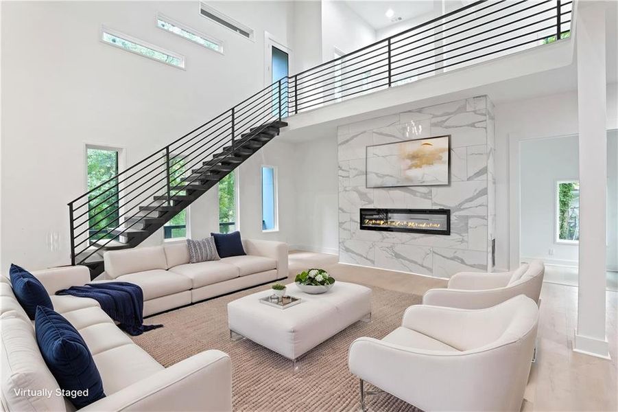 Furnished interior view inside a new home in , Decatur (Image 7).