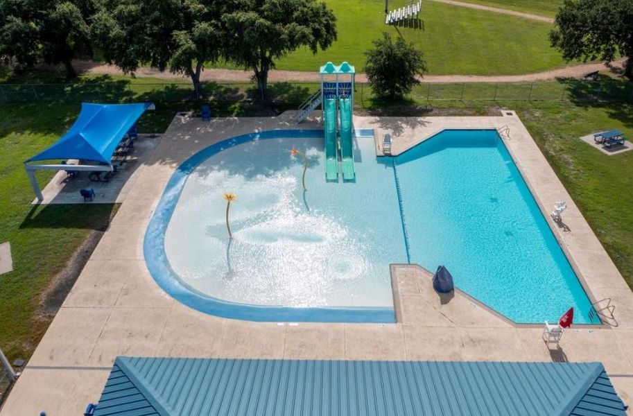 The community pool.