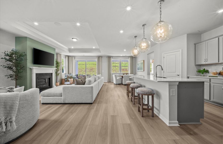 Furnished interior view inside a new home in Sweetwater Hills, Moore (Image 12).