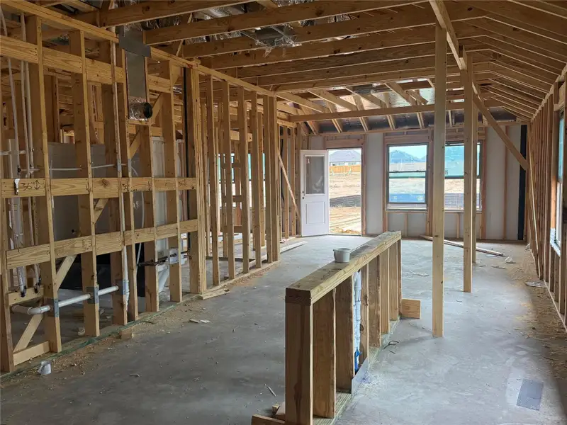 In-progress construction of a new home in Lexington Heights, Willis, TX (Image 4).