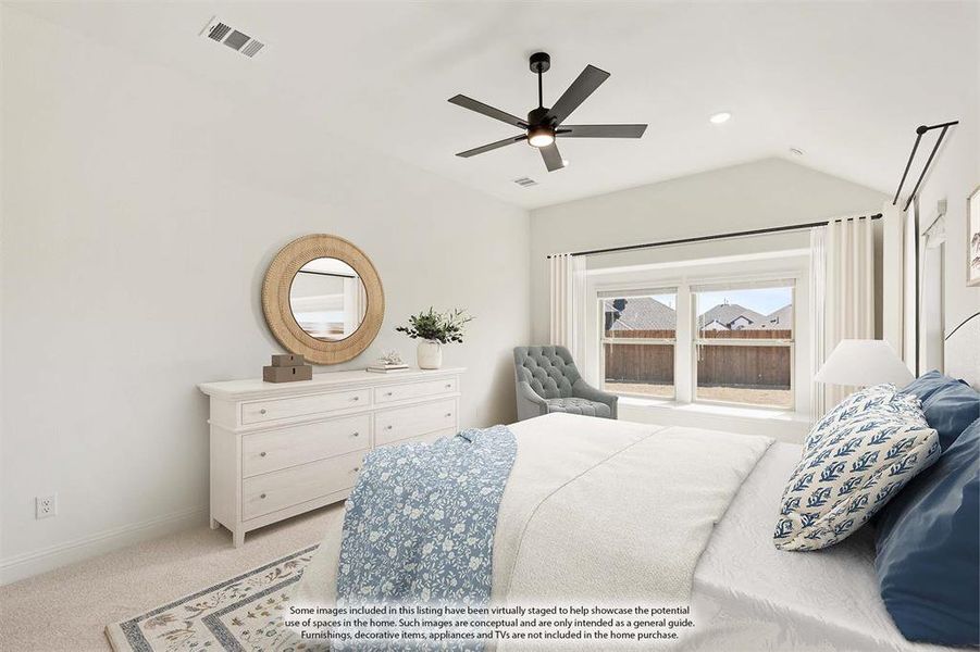 Furnished interior view inside a new home in Willow Wood, McKinney (Image 12).