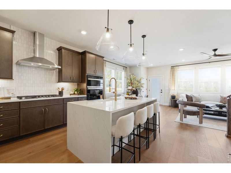 Furnished interior view inside a new home in , Fort Collins (Image 35).