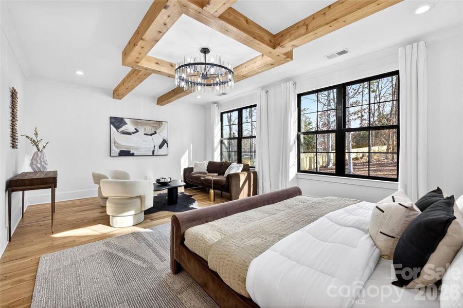 Furnished interior view inside a new home in , Charlotte (Image 17).