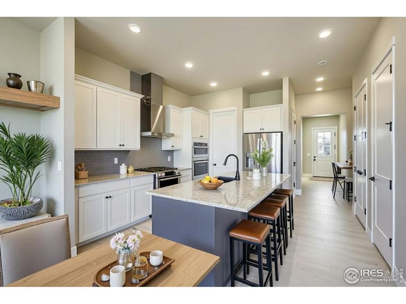 Furnished interior view inside a new home in Country Club Reserve – Fort Collins, Fort Collins (Image 10).
