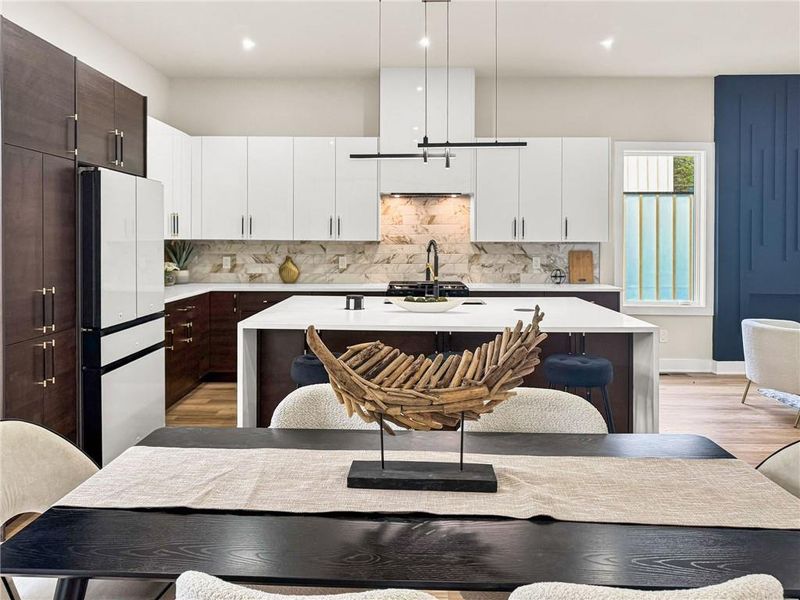 Furnished interior view inside a new home in , Atlanta (Image 11).