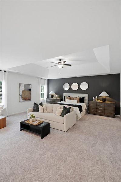 Furnished interior view inside a new home in The Stables at Ewing Chapel, Dacula (Image 35).
