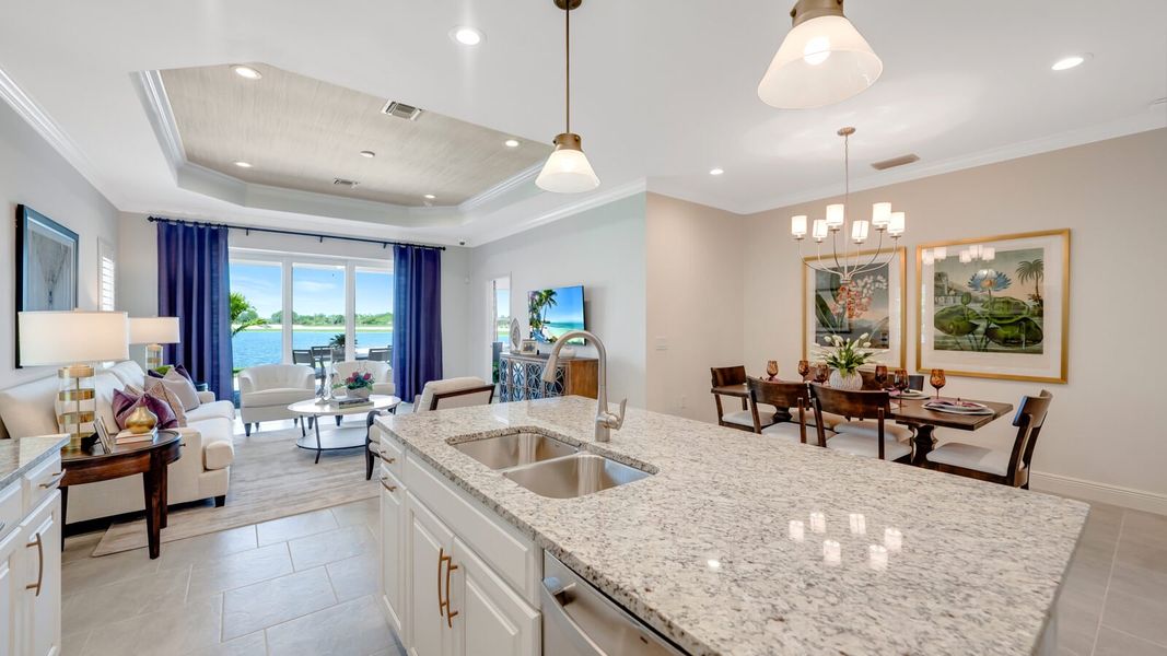 Representative furnished interior of a home built from the Dream 2 by Neal Communities in Verandah, Fort Myers (Image 13).
