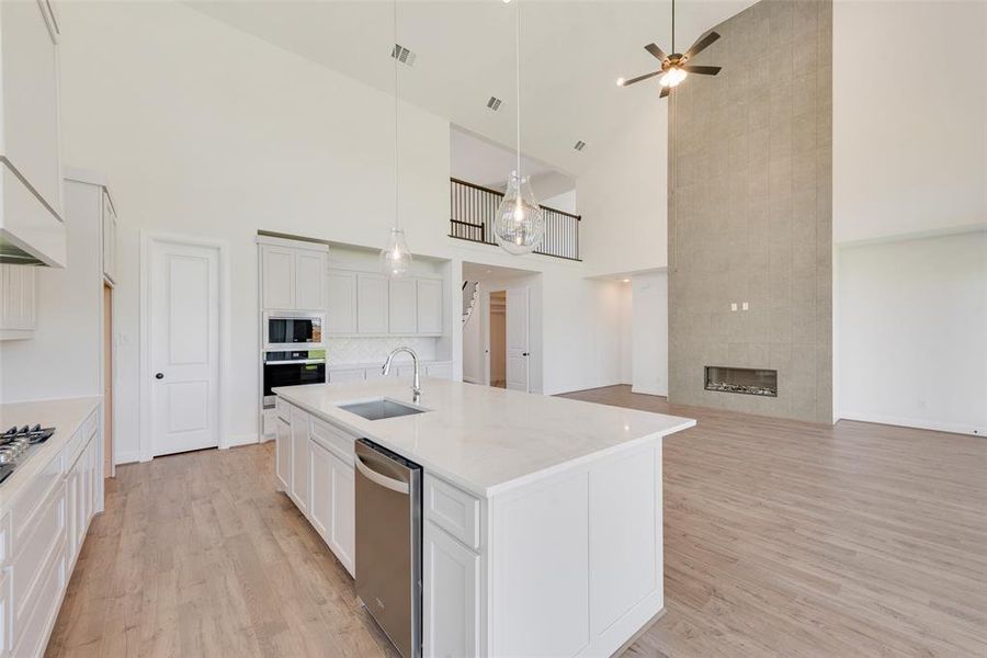 Furnished interior view inside a new home in Park Trails, Forney (Image 4). Furnished interior view inside a new home in Park Trails, Forney (Image 4).