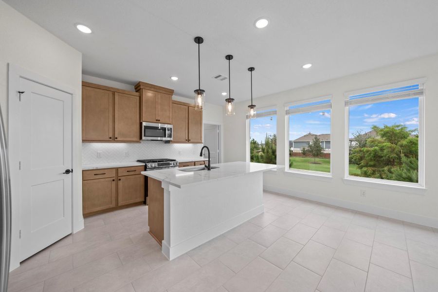 Furnished interior view inside a new home in , Katy (Image 9).