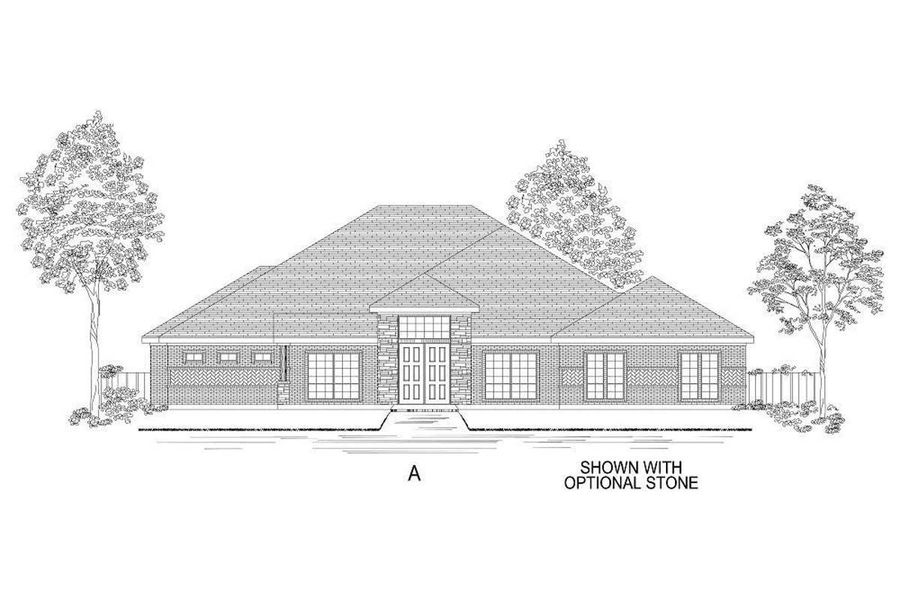 Representative rendering of the exterior for the Winston FS (w/Media) by First Texas Homes (Image 1). Representative rendering of the exterior for the Winston FS (w/Media) by First Texas Homes (Image 1).