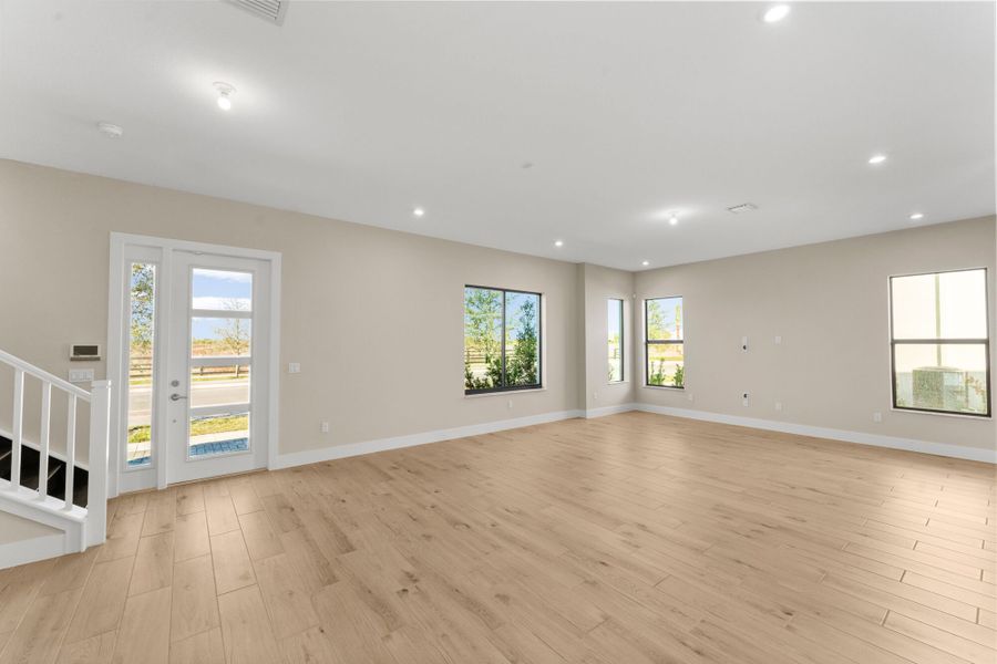 Representative unfurnished interior of a home built from the Golden by Mattamy Homes in Newfield, Palm City (Image 12).