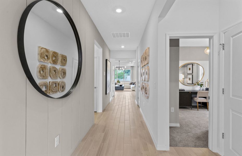 Representative furnished interior of a home built from the Heston by Pulte Homes in Canopy Preserve, Deland (Image 19).