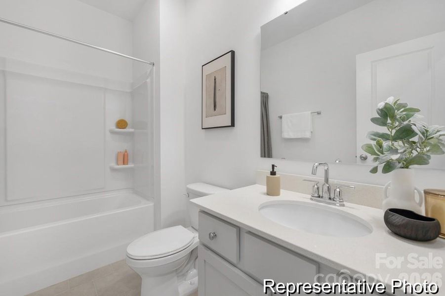 Furnished interior view inside a new home in Whispering Hills, Locust (Image 25). Furnished interior view inside a new home in Whispering Hills, Locust (Image 25).