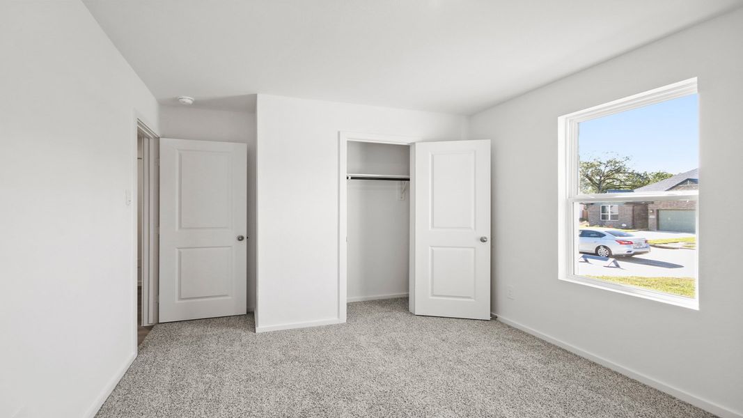 Representative unfurnished interior of a home built from the Bailey by D.R. Horton in Lexington Heights, Willis (Image 27). Representative unfurnished interior of a home built from the Bailey by D.R. Horton in Lexington Heights, Willis (Image 27).