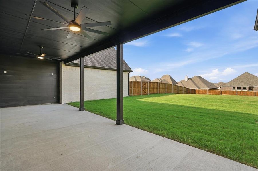 Exterior details and patio area of a home in , Forney (Image 2). Exterior details and patio area of a home in , Forney (Image 2).