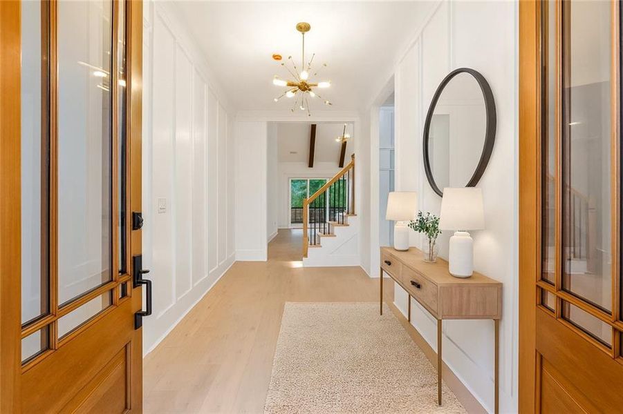 Furnished interior view inside a new home in , Cumming (Image 42).