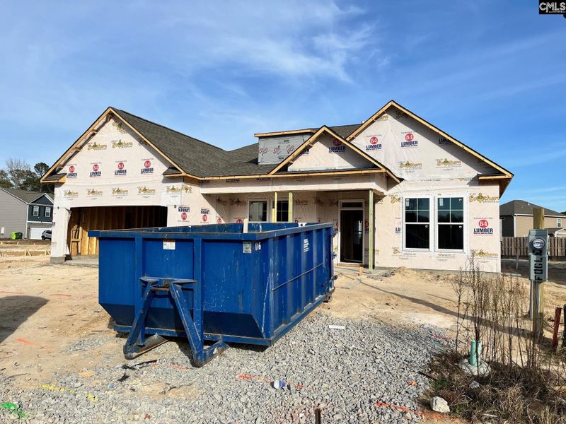 In-progress construction of a new home in Blythewood Farms, Blythewood, SC (Image 24).