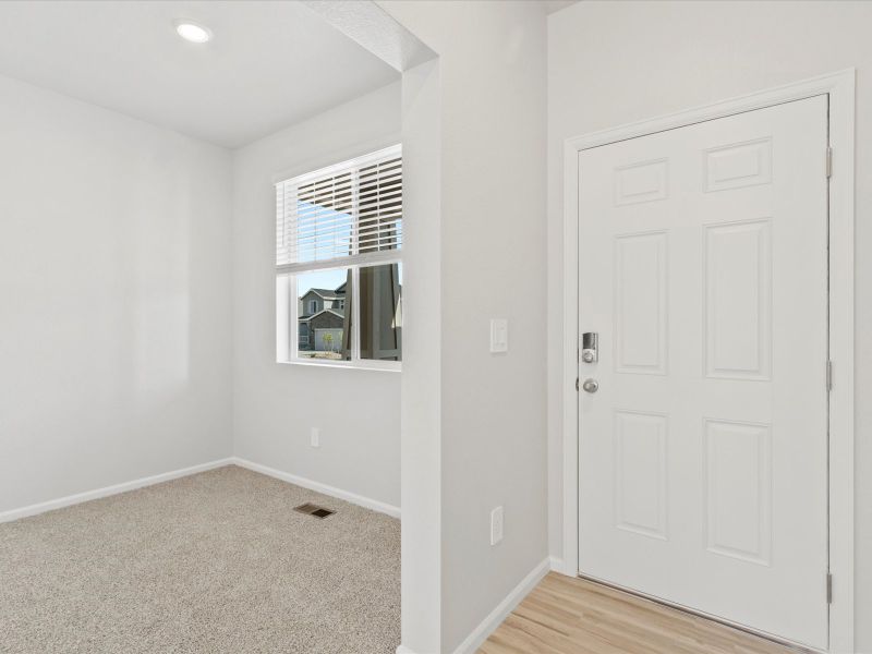 The Pagosa floorplan image taken at a Meritage Homes community in Johnstown, CO