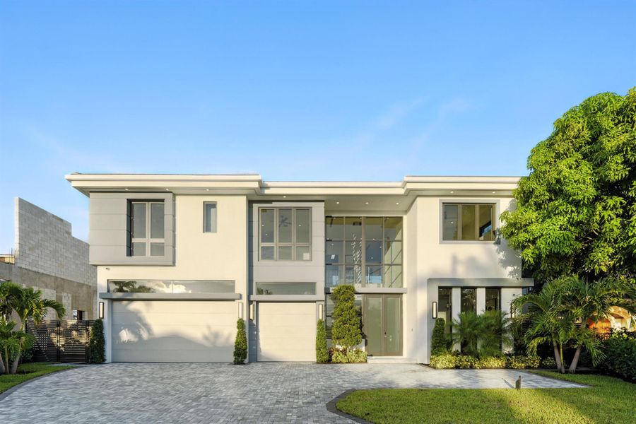 Front exterior of a new home in , Boca Raton, FL, highlighting curb appeal (Image 23).