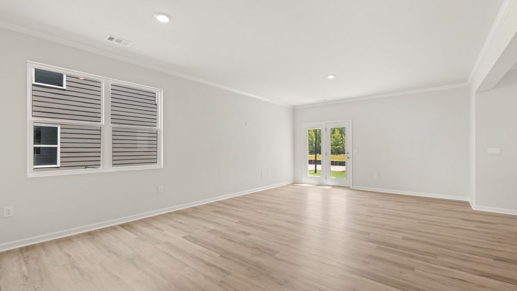 Representative unfurnished interior of a home built from the Irwin ll by D.R. Horton in Braselton Village, Braselton (Image 13).