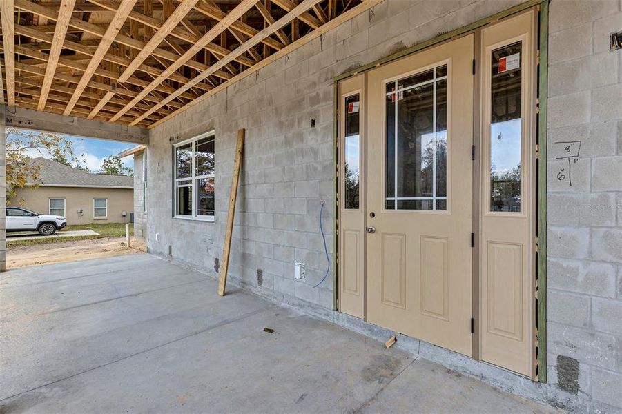 In-progress construction of a new home in , Wildwood, FL (Image 5).