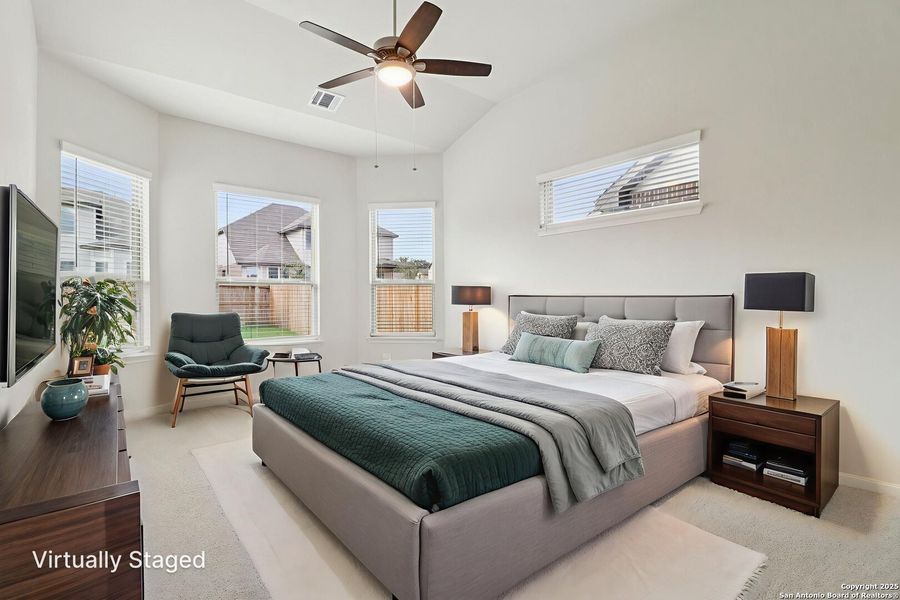 Furnished interior view inside a new home in Fox Falls, Boerne (Image 8). Furnished interior view inside a new home in Fox Falls, Boerne (Image 8).