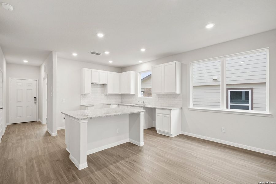 Furnished interior view inside a new home in Hunters Ranch, San Antonio (Image 7).