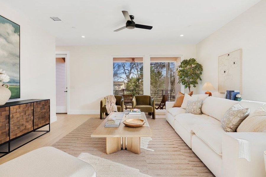 Furnished interior view inside a new home in , Austin (Image 8).