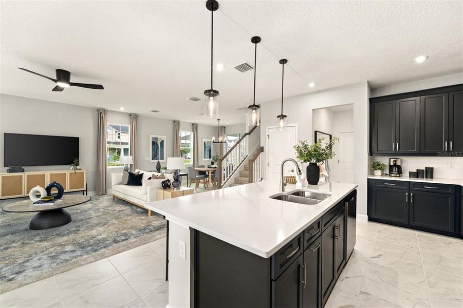 Furnished interior view inside a new home in Rainwood, Groveland (Image 5).