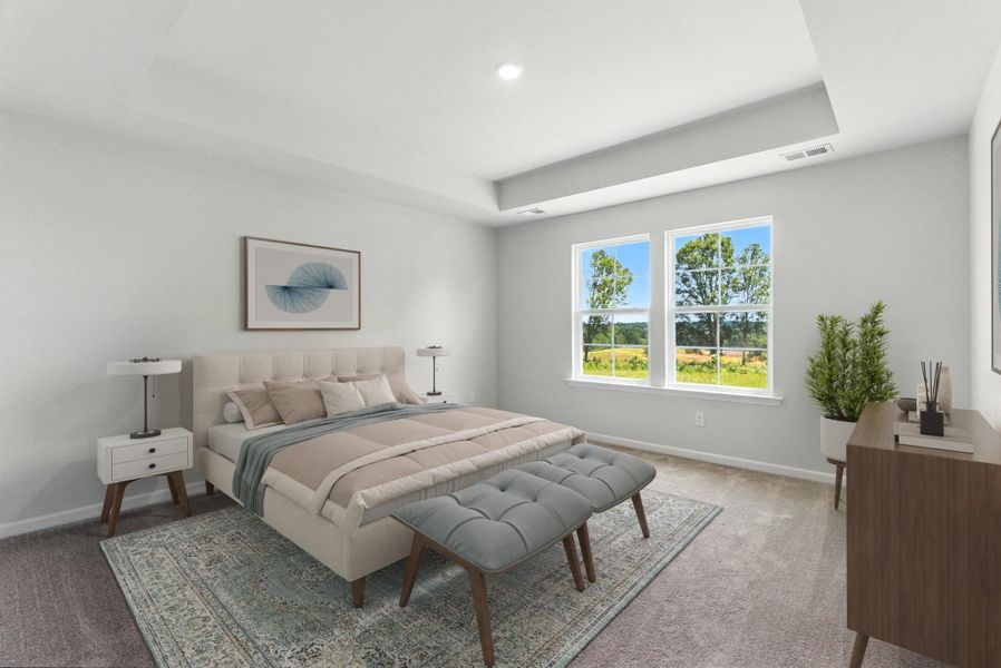 Furnished interior view inside a new home in , Summerville (Image 6).